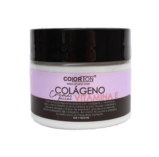 Crema Facial Colágeno y Vitamina E Colorton
